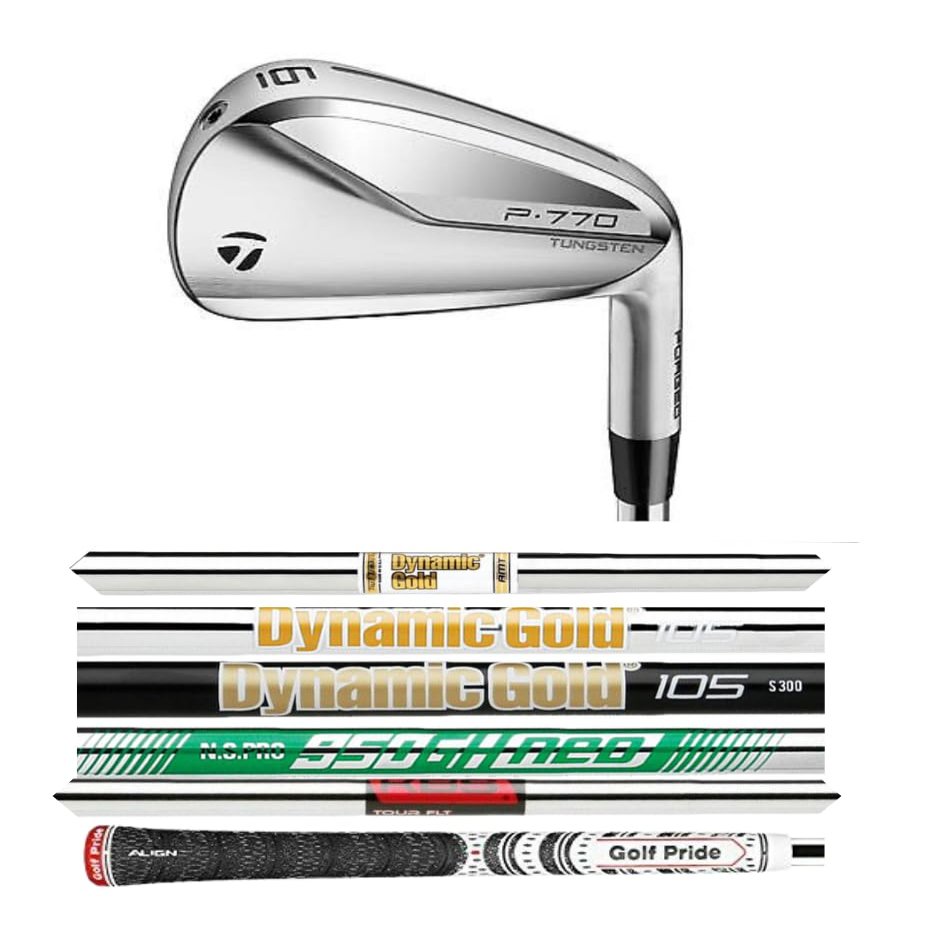New Taylormade P770#5 Iron, KBS Tour FLT 120 Stiff Flex Shaft