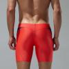 BreakEgg Mens Swim Trunks Low Waist Long Square Leg Swimwear for Men Perfect for Swimming and Hot Springs (XX-Large,230802Red) view 2