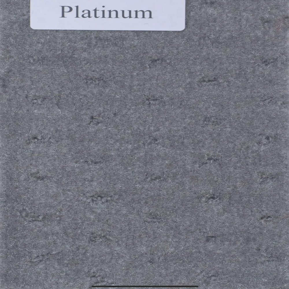 28 oz Pontoon Pattern Boat/Marine Carpet - 8.5' Wide - 4 Colors (Platinum, 8.5 ft x 30ft)