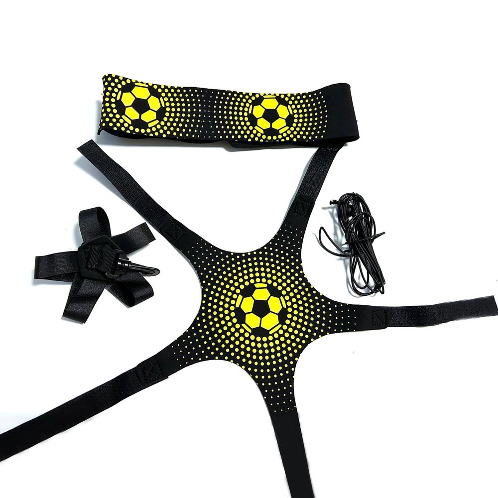 Worparsen Adjustable Waistband Football Trainer Solo Training Tool Sure Here's A Product Title for Listing Kick with Belt Elastic Rope Fastener Tape Soccer Aid A