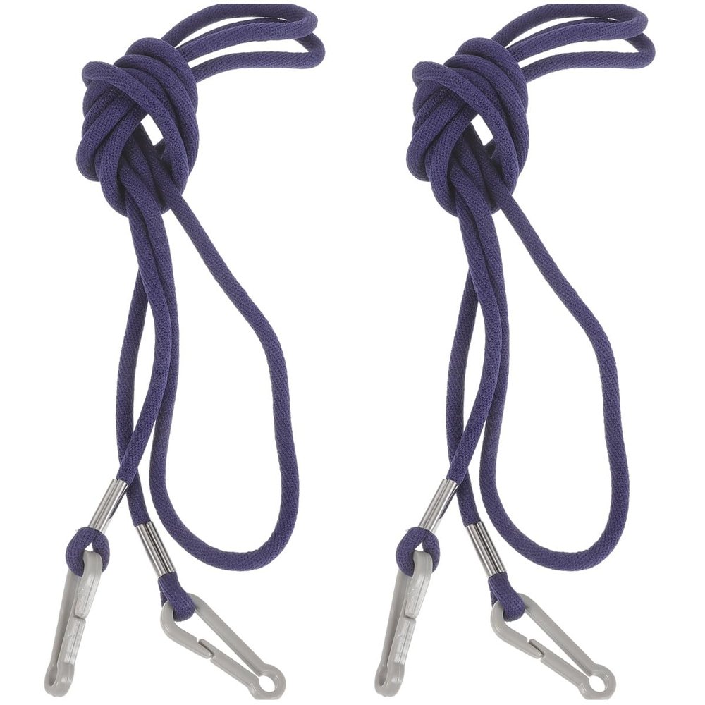 SEWACC Elastic Mitten Clips, 2pcs Glove Clip Gloves Suspender Clip Mitten Holder String Attachment Straps Connectors Elastic Gloves for Winter Outdoor Activities