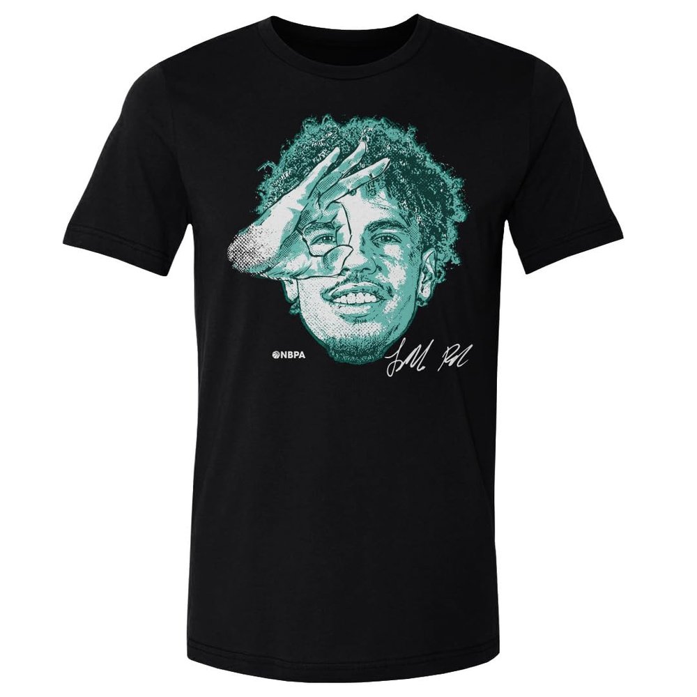 500 LEVEL LaMelo Ball Shirt (Cotton, XX-Large, Black) - LaMelo Ball 3 Hand WHT