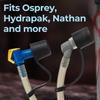 [2 Pack] Replacement Bite Valve Cover - Compatible for Osprey, Hydrapak, Nathan & Camelbak Hydration Packs & Bladders - Install Or Replace in Seconds - Keeps Mouthpiece Clean & Protected view 2
