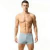 BreakEgg Mens Swim Trunks Low Waist Long Square Leg Swimwear for Men Perfect for Swimming and Hot Springs (X-Large,230801-Light Grey) view 1