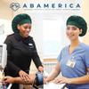 ABAMERICA Bouffant Caps with Button and Sweatband, Adjustable Scrub Caps for Women Men, Single Satin Layer view 3