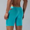 BreakEgg Mens Swim Trunks Low Waist Long Square Leg Swimwear for Men Perfect for Swimming and Hot Springs (XX-Large,230802Lake Blue) view 2
