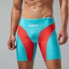 BreakEgg Mens Swim Trunks Low Waist Long Square Leg Swimwear for Men Perfect for Swimming and Hot Springs (XX-Large,230802Lake Blue) view 3