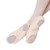 Girls Ballet Shoes Children Split Sole Ballet Slippers Baby Canvas Solid Cozy Soft Skin-Friendly Ballet Dancing Shoes for Kids (Pink, 13) view 3