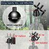 Manbily Shooting Saddle with Low Profile 44mm Ball Head, CNC Aluminum Heavy Duty 360 Tripod Head, Universal Rest Clamp for Hunting Shooting Stick Tripod, 44lbs/20kg Load Capacity, Black view 4