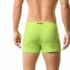 BreakEgg Mens Swim Trunks Low Waist Long Square Leg Swimwear for Men Perfect for Swimming and Hot Springs (Large,230801-FruitGreen) view 3