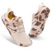 XIHALOOK Water Swim Shoes for Women Athletic Hiking Shoes Aqua Barefoot for River Rafting Surfing Beige, 7.5 Women/6 Men view 1