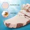 XIHALOOK Water Swim Shoes for Women Athletic Hiking Shoes Aqua Barefoot for River Rafting Surfing Beige, 7.5 Women/6 Men view 3