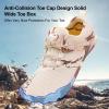 XIHALOOK Water Swim Shoes for Women Athletic Hiking Shoes Aqua Barefoot for River Rafting Surfing Beige, 7.5 Women/6 Men view 4