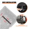 Axiniu Bike Foldable Rear Basket, Rear Bicycle Cargo Rack, Ebike Storage Rear Basket with Large Capacity, Cargo Net and Rainproof Cover, Easy to Install. Resistant to Heat & Corrosion view 3