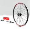 LSRRYD BMX Folding Bike Front Rear Wheel 20'' 24'' 26'' 27.5'' 29'' 32H QR Ball Bearing Hub Disc Brake 7 8 9 10 11speed Cassette Bicycle Wheelset (Color : Rear Wheel, Size : 20inch) view 1