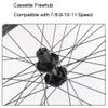 LSRRYD BMX Folding Bike Front Rear Wheel 20'' 24'' 26'' 27.5'' 29'' 32H QR Ball Bearing Hub Disc Brake 7 8 9 10 11speed Cassette Bicycle Wheelset (Color : Rear Wheel, Size : 20inch) view 4