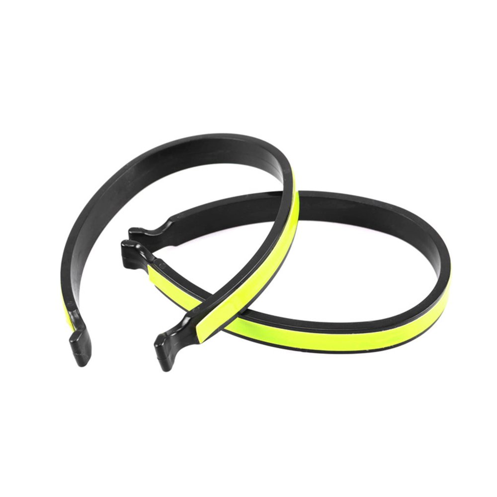 Bydezcon Cycling Trouser Clip Cycling Ankle Safety Band Reflective Bicycles Clip Pant Leg Cuff Clip Bikes Cycling Equipment Cycling Trouser Wrap Clip