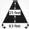 20 oz Cut Pile Marine Outdoor BASS Boat Carpet shipped Rolled Not Folded - 8.5' x 25' - CHARCOAL view 3