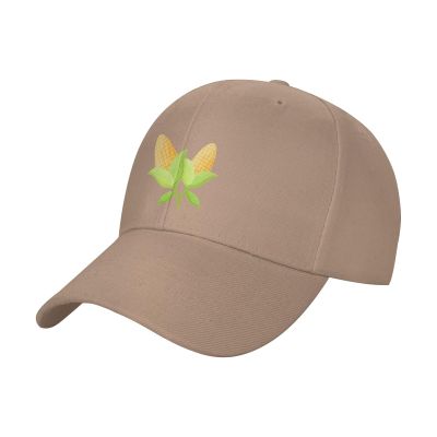 Corn On The Cob Hat for Men Women Snapback Baseball Cap Golf Curve Brim Dad Hat Low Profile Caps Natural