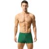 BreakEgg Mens Swim Trunks Low Waist Long Square Leg Swimwear for Men Perfect for Swimming and Hot Springs (Medium,230801-DarkGreen) view 1