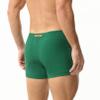 BreakEgg Mens Swim Trunks Low Waist Long Square Leg Swimwear for Men Perfect for Swimming and Hot Springs (Medium,230801-DarkGreen) view 2
