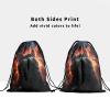 Black Cat Gymnastics Grip Bag - Kitten Grip Bags Pet Animal Drawstring Bag Galaxy Cat Pouch Bag Artwork Athlete String Bag for Grips Shoe Towel view 3