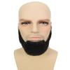 Adult Men's Natural Black Human Hair Beard, Facial Hair,Perfect for Halloween and Cosplay view 2