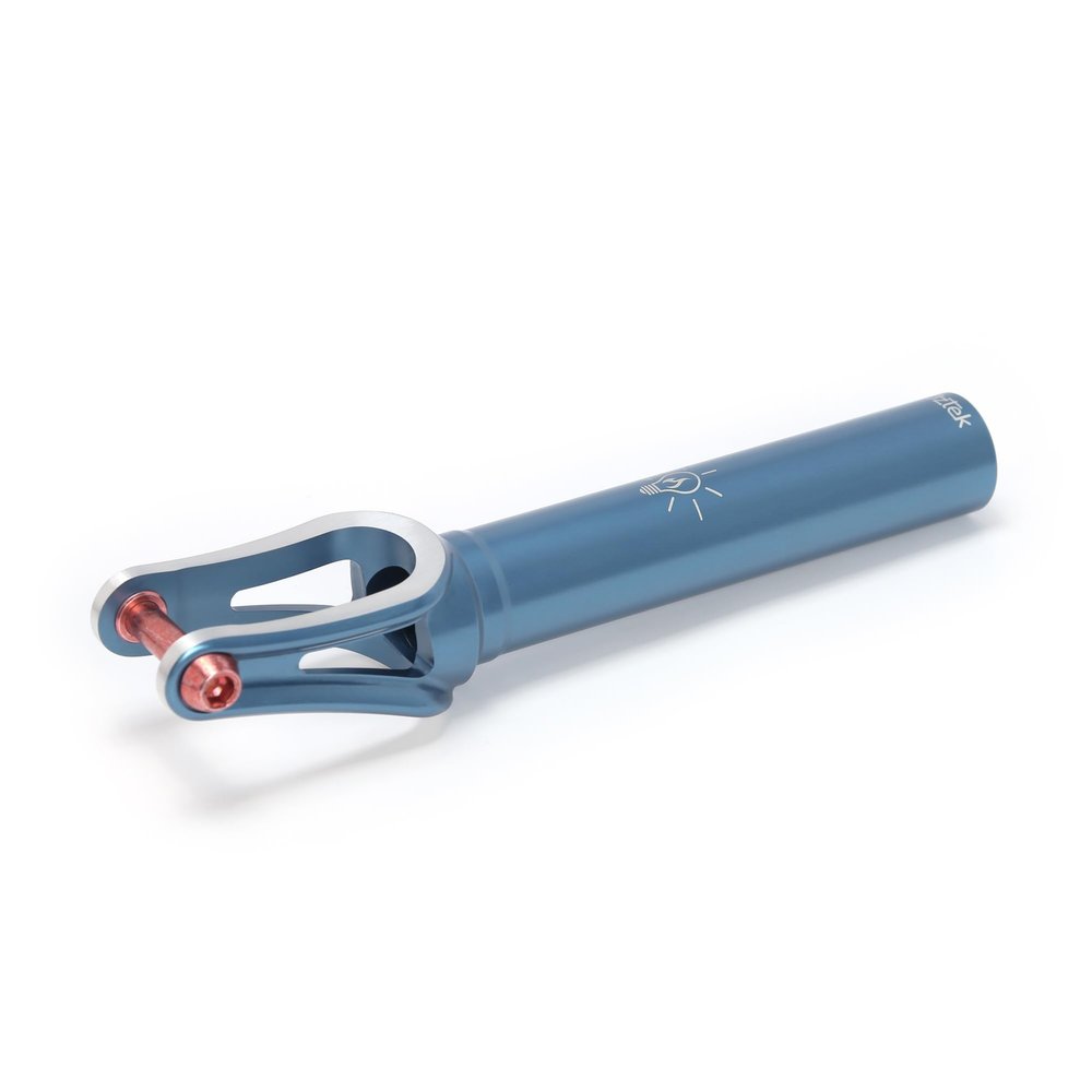 AZTEK Circa 3 Pro Scooter Fork - 2024 Model Ultra Lightweight Forged Alloy Pro Stunt Scooter Fork - Neptune Blue