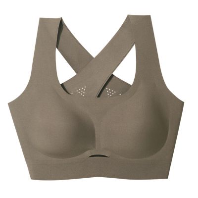 ALLC Sports Bras for Women Bra for Women Padded Support Cross Strappy Bras Seamless High Impact Bras for Workout Yoga (Color : D, Size : Medium)