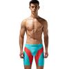 BreakEgg Mens Swim Trunks Low Waist Long Square Leg Swimwear for Men Perfect for Swimming and Hot Springs (X-Large,50814LakeBlue) view 2