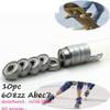 WAAZVXS WEIWEIBEIER 608zz Bearing for Scooter Inline Roller Skate Skateboard Bicycle Drift Board Bearings (Size : 10pcs Gcr15 608zz) view 4