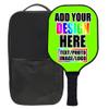 ZOLRITH Personalized Pickle Ball Paddles Set, 1 Paddel with 1 Storage Bag, Custom Photo Text Logo Pickleballs Paddles Comfort Pickle Ball Paddles, Customized Gift for Christmas Fathers Day, LawnGreen view 1