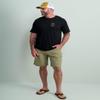 HUK Mens Short Sleeve Performance Tee, Fishing T-Shirt for Men, Oval Cast - Black, XX-Large view 3