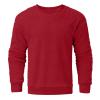 amazon clearance items Sweatshirts for Men No Hood Light Weight Long Sleeve Solid Fleece Crewneck Sweatshirt Causal Fashion Shirt Tees mens big and tall hoodie Red 5X view 3