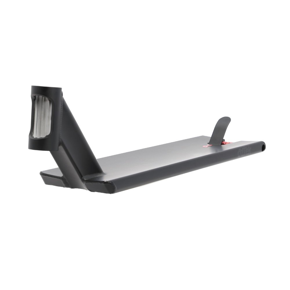 AZTEK Siren 6" Pro Scooter Deck - 6 Inch Wide Pro Street Scooter Deck with Boxed Dropouts for Grinding - Satin Black