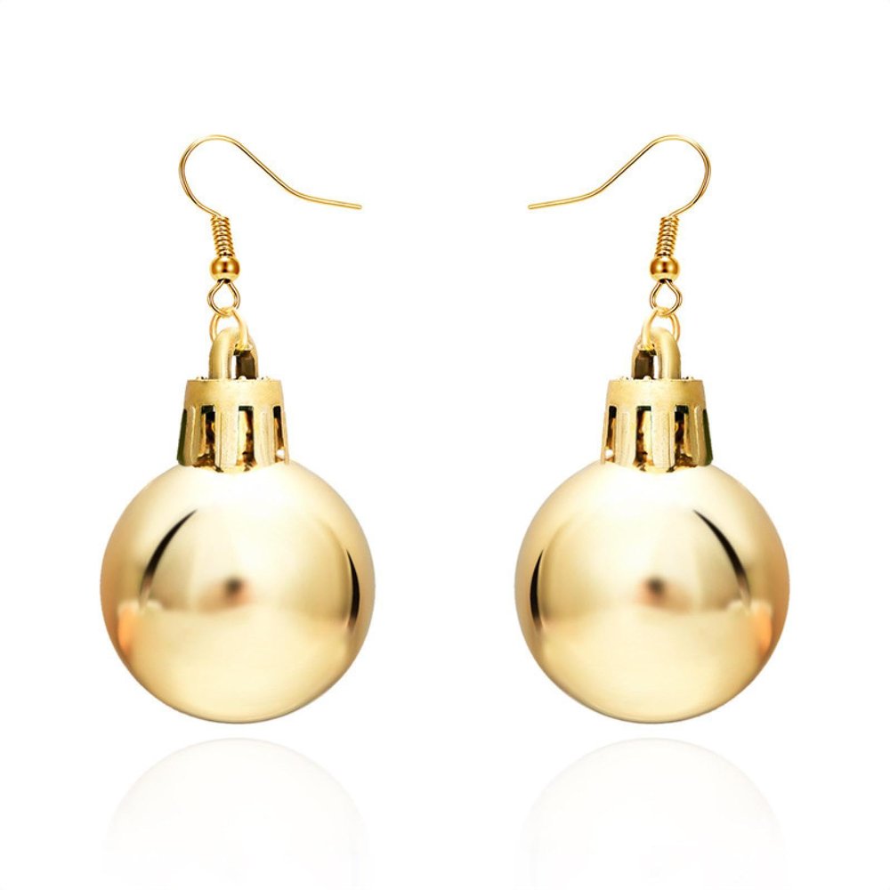 Round Ball Christmas Bulb Earrings Earrings Colorful Christmas Earrings Earrings Hook Earrings Drop Earrings Female