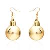 Round Ball Christmas Bulb Earrings Earrings Colorful Christmas Earrings Earrings Hook Earrings Drop Earrings Female view 1
