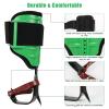 Fepinc Tree Climbing Spike Set with Adjustable Straps and EVA Leg Padding, Upgrade Adjustable Climbing Step Gear with Seat Belt, Rope and D-Rings view 3