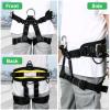 Fepinc Tree Climbing Spike Set with Adjustable Straps and EVA Leg Padding, Upgrade Adjustable Climbing Step Gear with Seat Belt, Rope and D-Rings view 4