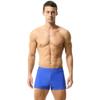 BreakEgg Mens Swim Trunks Low Waist Long Square Leg Swimwear for Men Perfect for Swimming and Hot Springs (X-Large,230801-Blue) view 1