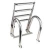 4 Step Inboard Boat Ladder Stainless Steel Marine Yacht Ladder/Swim Deck Ladder with Pedal Hand Railing Folding Rear Entry Pontoon Pool Boat Ladder view 4
