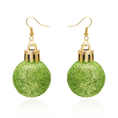 Round Ball Christmas Bulb Earrings Earrings Colorful Christmas Earrings Earrings Hook Earrings Drop Earrings Female