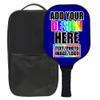 ZOLRITH Personalized Pickle Ball Paddles Set, 1 Paddel with 1 Storage Bag, Custom Photo Text Logo Pickleballs Paddles Comfort Pickle Ball Paddles, Customized Gift for Christmas Fathers Day, DarkBlue view 1