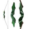 60 Inch Black Hunter Takedown Longbow 20-60lbs Traditional Wood Longbows Right Hand and Left Hand American Hunting Longbow for Outdoor Hunting Shooting view 1