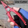 7-inch Fishing Pliers, Saltwater Resistant Aluminium Metal Multifunctional Fishing Tools, Comfortable and Slip Resistant Handle, Braided Line Cutter, Hook Remover, Crimper and Sheath - Silver view 2