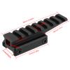FOCUHUNTER Picatinny Rail Fast Riser with 8 Slots, Offset Picatinny Riser Mount, Optics Riser Mount with Recoil Stop Base, 3.5 inch Red Dot Riser Mount for Sight, Scope, Any Picatinny Accessories view 2