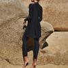 ABEWIP Muslim Swimsuits for Women Burkini Bathing Suits Full Body Modest Swimwear Islamic Swimming Suit Black Style 1 XL view 3