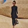 ABEWIP Muslim Swimsuits for Women Burkini Bathing Suits Full Body Modest Swimwear Islamic Swimming Suit Black Style 2 XL view 2
