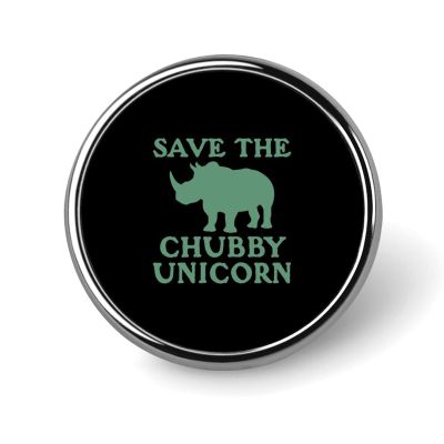 Save The Chubby Unicorn Pins Round Badges Brooch Fashion Pin Button Clothing Bag Hat Accessories for Women Men, Circular