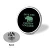 Save The Chubby Unicorn Pins Round Badges Brooch Fashion Pin Button Clothing Bag Hat Accessories for Women Men, Circular view 3
